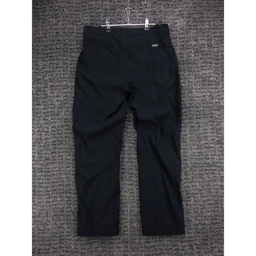 Eddie Bauer Pants Mens 32x30 Black Fleece Lined Tech Side Cargo Pocket Gorpcore - Picture 13 of 16